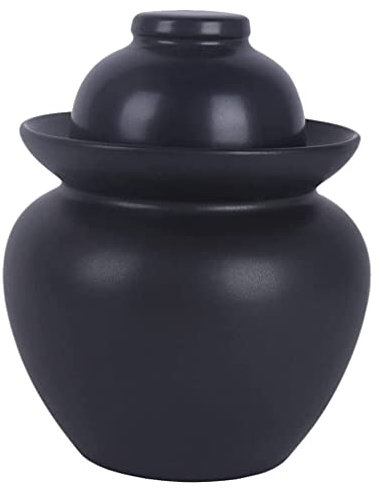 Cabilock 1 Pc Fermentador Terrarium Recipientes para Alimentos Tapers para Comida Hermetico Pepinillo Fermentación Olla De Frasco Brillo De Labios Cerámica con Cubierta