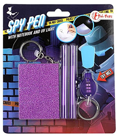 Notitieboek met UV Lamp en Geheimschrift Pen