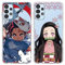 Eouine Schutzhülle für Samsung Galaxy A13 4G 6,6 Zoll (15,6 cm), stoßfest, weich, Silikon, Schutzhülle, für Telefon, Anime Tanjirou Nezuko Bumper Case Cover kompatibel mit Samsung A13 4G 7, 2