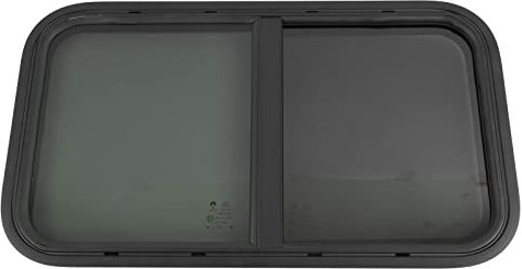 Ventana de caravana totalmente hermética de repuesto para autocaravana, 700 x 400 mm, tintada, ligera, protege la privacidad con pantalla de insectos para vehículos de construcción