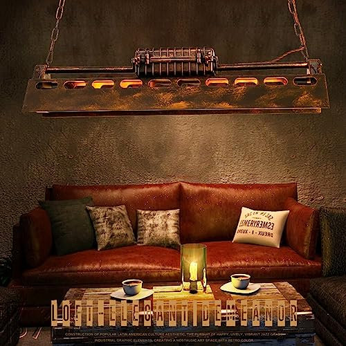 Vintage Fabriklampe Industrie-Leuchte Neon Bunkerlampe Billard Gastro Loft