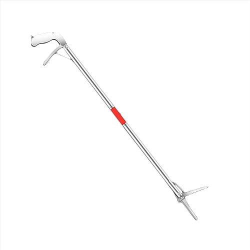 Pinza a serpente extra lunga 150 cm, pinza a serpente pieghevole per rettili, in acciaio inox, gancio a serpente e rettile da 1,5 m