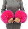 Fourrure Manchette Femmes Doux Poignets En Fausse Fourrure Poignet Bague Poignet Winter Warm Manchettes Bracelet Bande de Poignet de Fourrure Chauffe-Bras Poignets pour Femmes Filles
