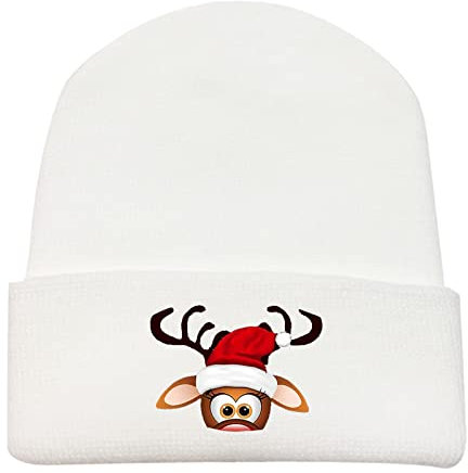Kobilee Weihnachtsmann Mütze für Erwachsene Strick für Party Plüsch Wichtelmütze Nikolausmütze Santa Weihnachten Unisex Ugly Comfort Cap Rentier Weihnachtsmützen Weihnachtsmütze