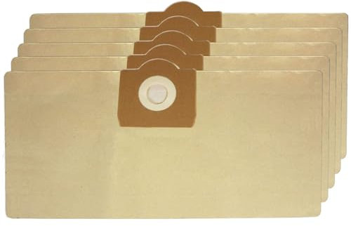 SPARES2GO Lot de 5 sacs à poussière compatibles avec aspirateur Bosch Advanced VAC20 2609256F33 3165140912341 ZTB 06033D1270