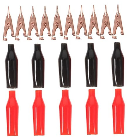 ARTIBETTER 10St Krokodilklemme aus reinem Kupfer Krokodilklemmen Mini-Alligator Messing alligator clips Haarspangen Haarnadel Krokodilklemme aus Edelstahl rostfreie Krokodilklemme Metall