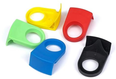 4 Pcs Multicolor Abs Bottle Buckle Wine Glass Clip Holders Drink Clips Beer Snap for Wine Glass, Bathroom Cup Holders Cup Holders Holders and Dispensers