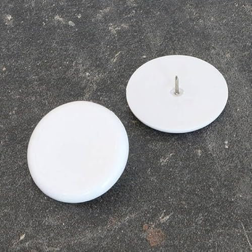 SPRINTIS - Plakatpieker, 30 mm, 100 Stück, Pinnwandnadeln, Pins, Heftzwecken, weiß