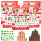 Nagelsticker Kinder Micky, 5PCS Glitzer Nagelsticker Kinder Minni Maus, Micky Nagelsticker Selbstklebend, Tattoo Kinder, Diy Nagel Stickers Dekoration, Nail Sticker Set, Geschenk für Nagelstudio