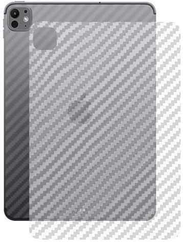 KNOXS 3 Stück Hinten Folie für iPad Pro 13 2024, Weiches Hinten Schutz PVC Rückseitige Matte Textur Anti-Fingerabdruck Anti-Kratzen iPad Pro 13 2024 Hinten Schutzfolie -Transluzent