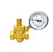 EKalgretrA Druckminderer Wasser Einstellbare Wasser Reduzierung Ventil Innengewinde Messing Druckmesser Regler Ventile Mit Manometer(3/4,Valve Without Gauge)