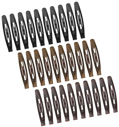 Wanmu Confezione da 30 fermagli per capelli a scatto fermagli per capelli in metallo da 6 cm fermagli per capelli piccoli accessori per capelli accessori per acconciature fermagli per capelli