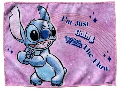Sets de table en tissu Stitch Disney - Lavable et résistant à la chaleur - 40 x 30 cm - 100 % polyester