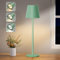 PreeOtti Lampada da Tavolo LED Senza Fili, Touch Dimmerabile, 3 Modalità di Colore, Lampada da Comodino Ricaricabile USB-C per Camera da Letto, Soggiorno, Campeggio all'aperto Esterno Verande(Verde)
