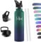 HoneyHolly Bouteille Isotherme 1L, étanche sans BPA, Gourde Isotherme, Double Paroi, Bouteille, 18/8 Acier Inoxydable, Gourde INOX, Bouteille d'eau pour Sport, Randonnée, École, Bureau