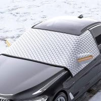 WBWBB Frontscheibenabdeckung Winter für Opel Corsa F Corsa-e MJ22 Corsa Edition 2019-2022, Auto Frostabdeckung Windschutzscheibenabdeckung Windschutzscheiben 8 Magnete,A/155 * 110cm