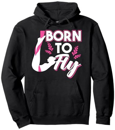 Born To Fly Aerialist Yoga Akrobatik Pullover Hoodie