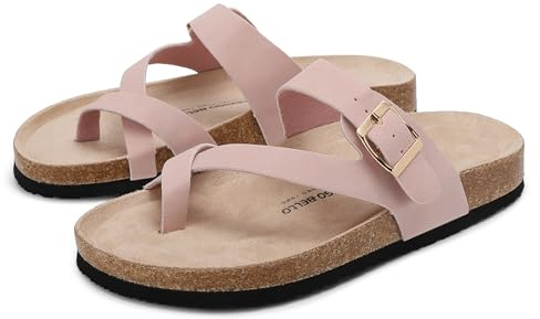 ARRIGO BELLO Pantofole Donna Ciabatte Sughero Fibbia Regolabile Sandali Traspirante Scarpe da Estive EU36-41