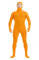 HSEMLIOE Mens Open Face Spandex Zentai Bodysuit Full Body 2nd Skin Tight Suit Stretchy Halloween Costume Unitard,Orange,XXL