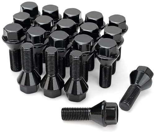 HZSMYXGS Bulloni Cerchioni Compatibile con Jeep per Compass 2017 2018 2019 per Cherokee 2014 2015 2016 2017 2018 2019 2020 2021 2022 2023 Bullone per Ruota M12x1,25