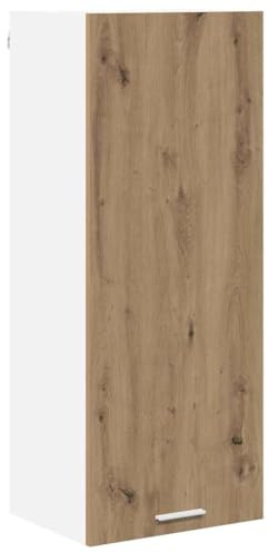 vidaXL Hängeschrank Artisan-Eiche 40 x 31 x 100 cm Holzwerkstoff, Moderne Küchenschränke, rechteckig, viel Stauraum, langlebige Materialien, Coole Lösungen für Deine Wohnung