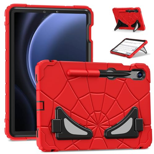 FONREST Funda resistente para niños para Samsung Galaxy Tab S10 Lite de 10.9 pulgadas 2025 SM-X400/X406B/S10FE con atril dual y soporte para S Pen, policarbonato a prueba de golpes + silicona de