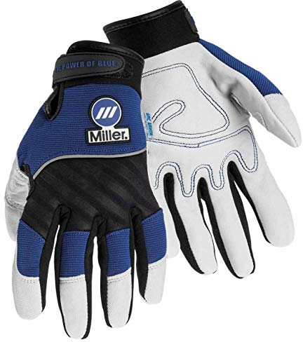 Welding Gloves, 3-D, XL, Wing, 5In, PR,Blue