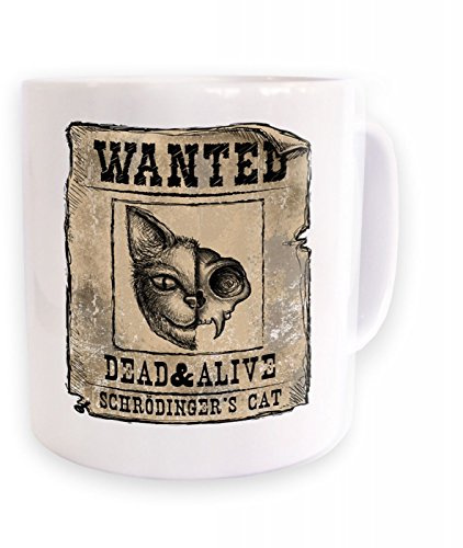 Geeky Mugs By Big Mouth Wanted: Schrödinger 's Cat Becher