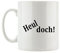 Pixxprint Heul doch! WeinenFun Party Clubwear USA Tasse, ca. 300ml Fassungsvermögen, Keramik Weiß, Spülmaschinenfest