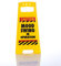 Boxer Mood Swing Schreibtisch Warnschild, Kunststoff, gelb, DK1003, 25x11.8x11.5 cm