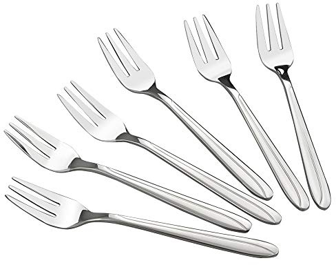 Anbers 6 Inch Stainless Steel Tasting Appetizer Forks, 12 Piece