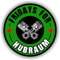 Finest Folia 2X Fridays for Hubraum Aufkleber 8,5x8,5 cm Fun Sticker für Auto Motorrad Klima R076 (Grün, Innenklebend)