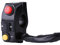 Commutateur de guidon de moto, commutateurs de clignotants de klaxon de moto avec commande de faisceau bas(Noir) interrupteur 3 positions 12v moto commande clignotant moto+interrupteur pour klaxon in