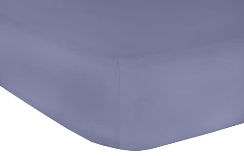 Mr.Sandman Elastan Classic Spannbetttuch Dunkelblau Größe 140-160x200-220cm