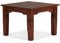 Woodkings® Beistelltisch Texas 60x60 Massivholz Akazie Echtholz rustikal Wohnzimmer Couchtisch klein quadratisch