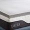 LUCID Memory Foam Matratzen Topper 135x190cm mit Bambuskohle, 5 cm dicke Matratzenauflage 135 x 190 cm