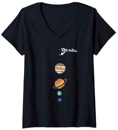 The Big Bang Theory You Are Here T-Shirt avec Col en V