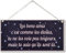 CARISPIBET Les bons amis enseignes décoratifs cadeaux pour la familie amis décoration inspirant affiches pour la maison 15x 30 cm
