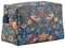William Morris at Home Strawberry Thief Grande Trousse de Toilette Bleue | Articles de Toilette et Essentiels de beauté | Cuir végétalien | Imprimé Voleur de Fraises | Cadeau de Voyage Parfait
