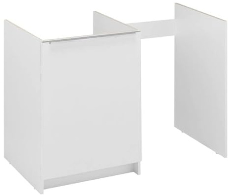 Moderna Meuble Bas kitchenette CLASSIK 100cm 1 Porte avec Niche pour réfrigérateur ABCE100D05
