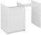 MODERNA - Meuble bas kitchenette CLASSIK 100cm 1 porte avec niche pour réfrigérateur - MODERNA - ABCE100D05