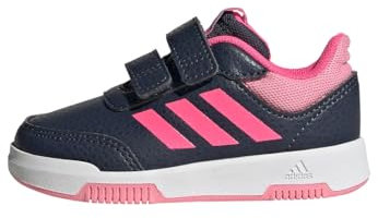 adidas Tensaur Hook And Loop Shoes, Zapatillas Unisex bebé, Shadow Navy Lucid Pink Bliss Pink, 19 EU