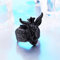 XJruixi Gothic Men Satan Ring Stainless Steel Punk Biker Satan Six Pointed Star Animal Goat Head Ring for Men Jewelry Gift Wholesale