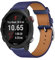 Leder Armband für Garmin Forerunner 255/255 Music/965/265/265 music Armbänder, Echtleder Schlank Ersatzarmband mit Edelstahl-Verschluss Kompatibel mit Forerunner 255/255 Music/965/265/265 music (22)