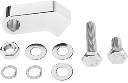 NeaxgeandX Motorscheinwerfer-Montageblock Halterung für Scheinwerfer mit einem 3/4 Zoll Innendurchmesser, Chrom