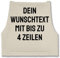 Schürze - Aufdruck selbst gestalten - Wunschtext I Eigener Text I Personalisierter Text I Custom Text - 85x69 - Natur Weiß - kochschürze bedrucken lassen kochschuerze maenner personalisierte name