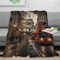 HUANGJIAHUI Londoner Stadt 3D Druck Fleecedecke Wohndecken Sofadecke Couchdecke Tagesdecke Kuscheldecke Weichen Flauschig Flauschig Warm Bett Decken Für Mädchen Jungen 70x80inch(180x200cm)