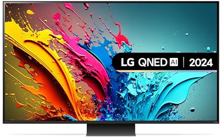 LG 75QNED87T6B 75-Inch 4K UHD Smart TV, (α8 AI Processor, Freeview Play and Amazon Alexa, 120Hz), Essence Graphite [Model 2024]