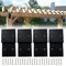 ITEVE.GD 12.5 x 5 Z-Shape Brackets,Heavy Duty Steel Brackets for Wood Post to Beam Support,Double Angle Channel Profile Corner Brace for Wood Shelves Fixing Lumber Connector Pergola Brackets(4Pack)