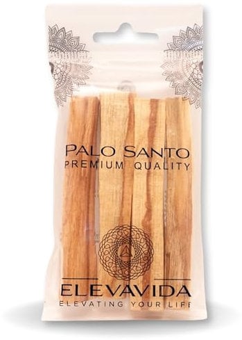 ELEVAVIDA Palo Santo Probierpackung (3–4 Stäbe) aromatisch duftendes Räucherholz aus Peru, nachhaltig gesammelt zur Entspannung, Meditation, Reinigung - Bursera Graveolen - heiliges Holz